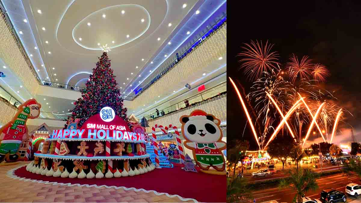 SM Supermalls Fireworks Sparkle of Light Show, Mall of Asia
