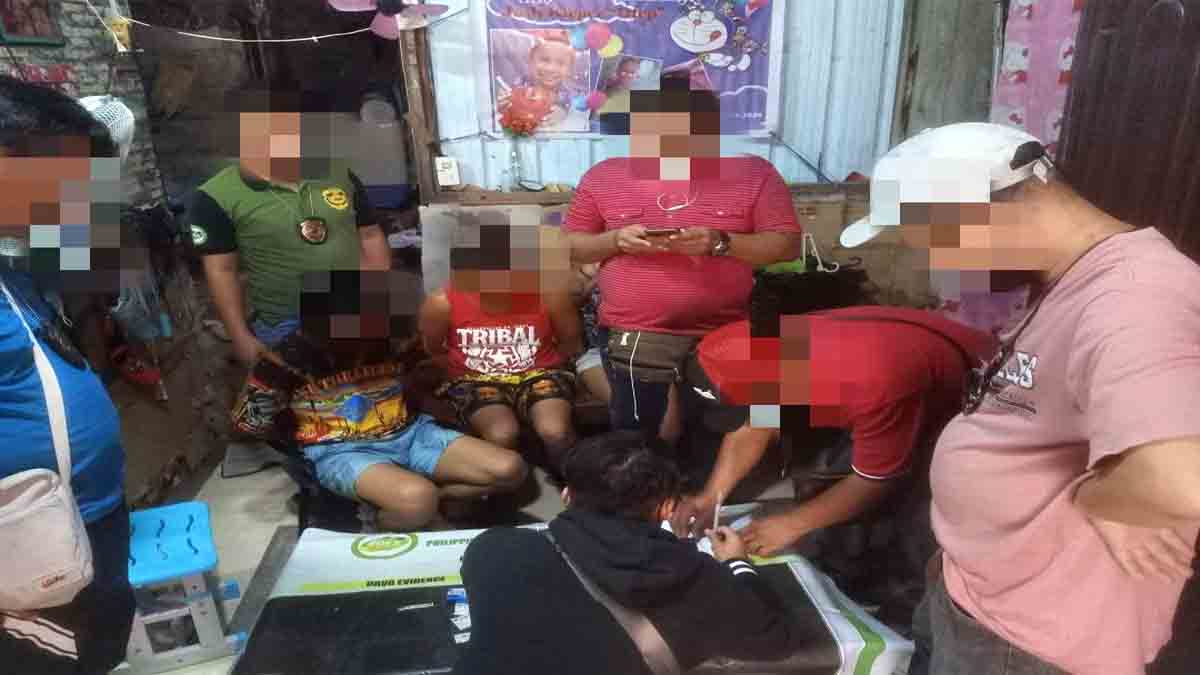Haybol ginawang batakan, bentahan ng shabu sinalakay 3 naaktohang tulak nasakote