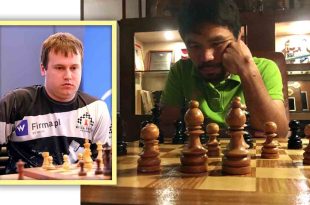 Vitaliy Bernadskiy Manny Pacquiao Chess