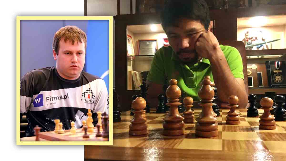 Vitaliy Bernadskiy Manny Pacquiao Chess