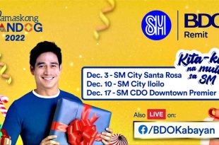 SM, BDO treat families of OFWs through Pamaskong Handog 2022 Feat