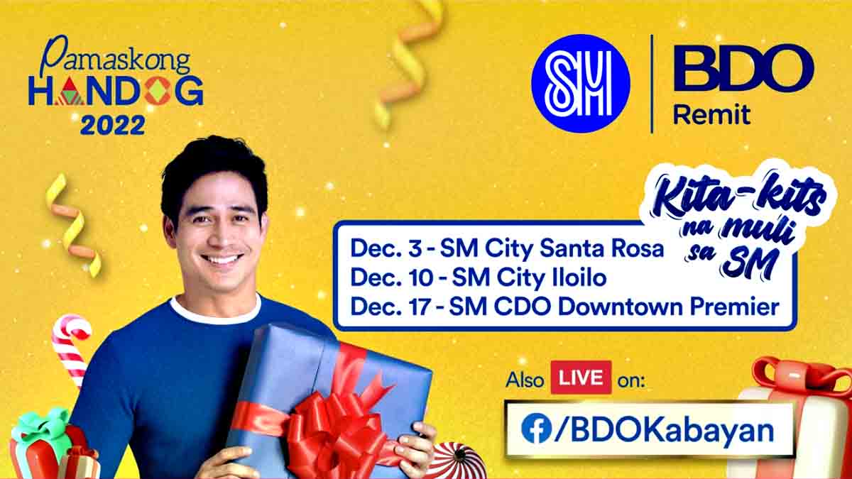 SM, BDO treat families of OFWs through Pamaskong Handog 2022 Feat