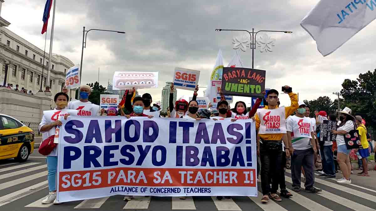ACT umalma UMENTONG BARYA SA GOV’T WORKERS ‘WALANG HALAGA’