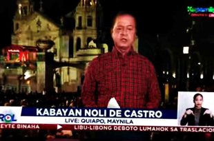 Noli de Castro TV patrol Nazareno 2023