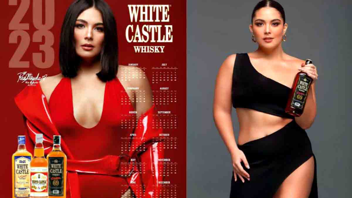 Ria Atayde White Castle Whisky Calendar Girl 2