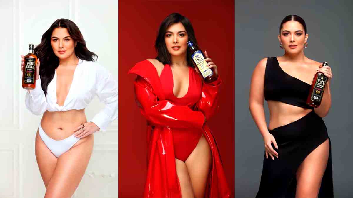 Ria Atayde White Castle Whisky Calendar Girl