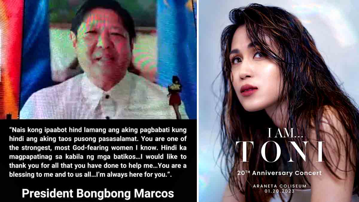 Bongbong Marcos Toni Gonzaga