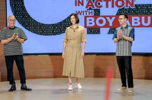 Cayetano in Action with Boy Abunda