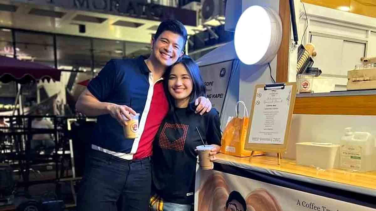 Julie Anne San Jose Rayver Cruz coffee truck