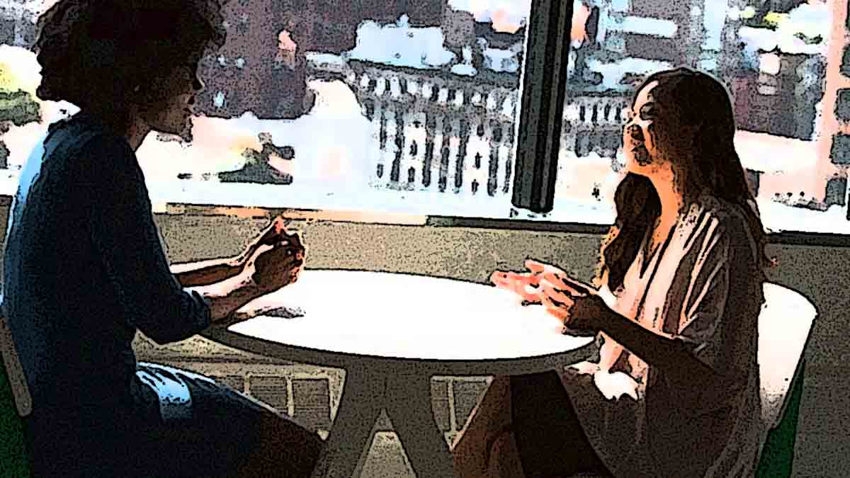 2 People Talking