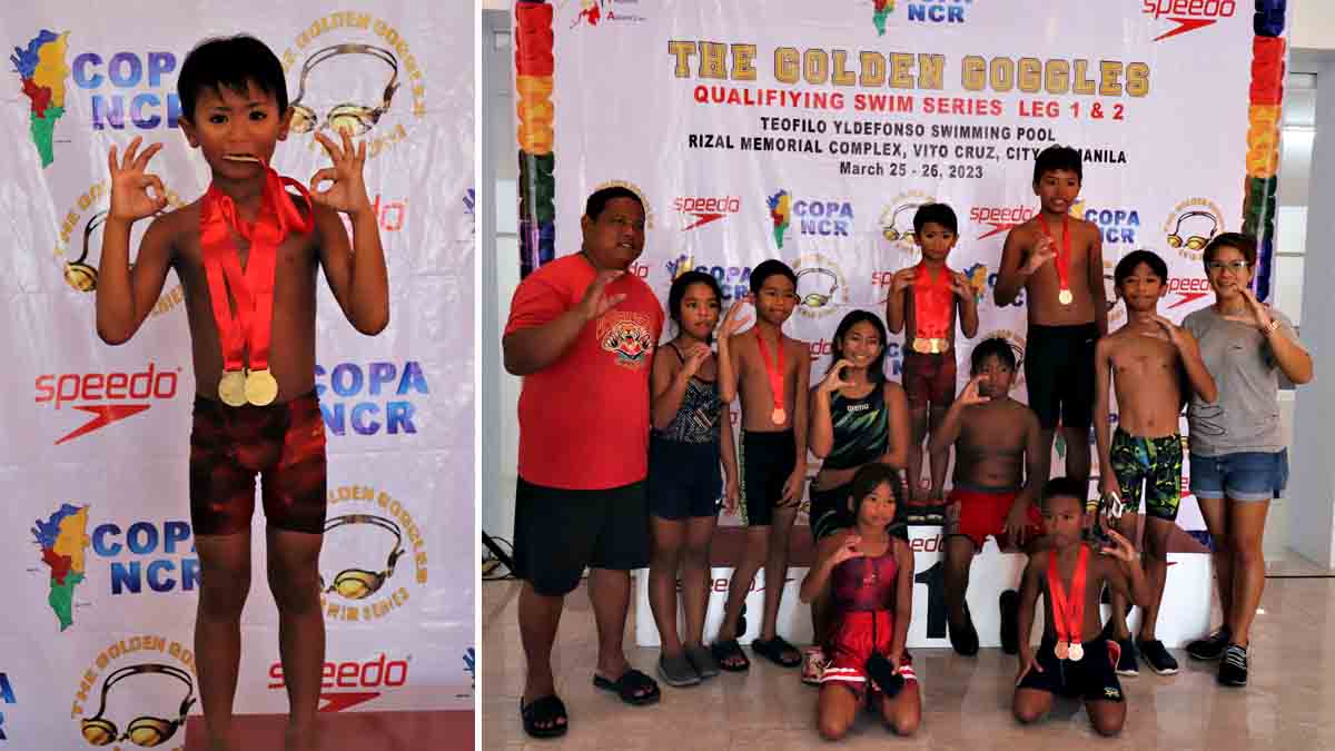 George Clevic Daluz Golden Goggles swim series