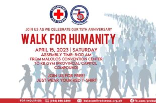 Walk for Humanity Bulacan Red Cross