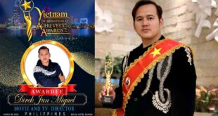 Jun Miguel Talents Academy Vietnam International Achievers Award