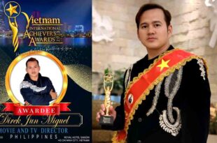 Jun Miguel Talents Academy Vietnam International Achievers Award