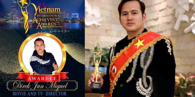 Jun Miguel Talents Academy Vietnam International Achievers Award