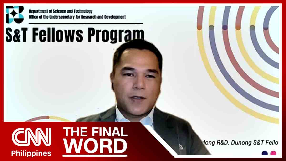 Dr Thomas Neil Pascual S&T Fellow DOST-PNRI