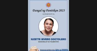 Suzette S Doctolero KWF Dangal ng Panitikan 2023