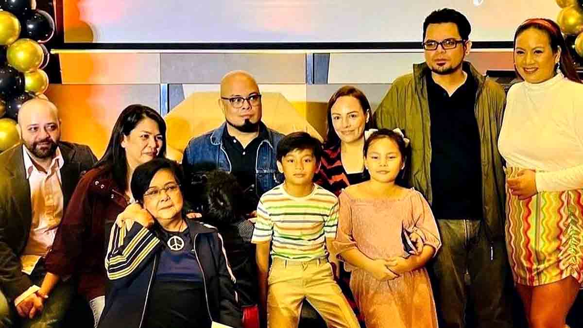 Nora Aunor Lotlot De Leon Ian de Leon Matet de Leon