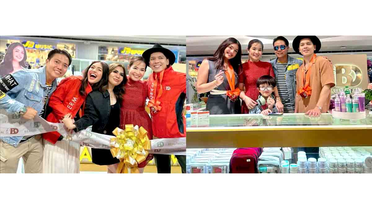 Michelle Lusung Rhea Tan Carlo Aquino Beautederm Sm North EDSA