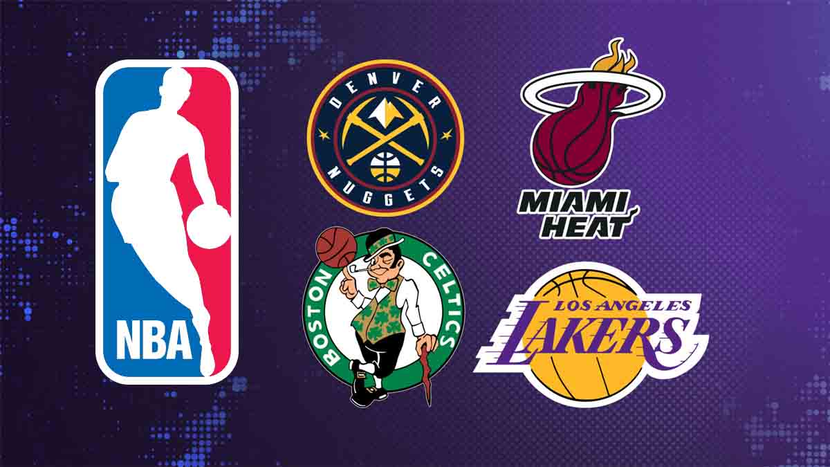 NBA Miami Heat Denver Nuggets Boston Celtics LA Lakers