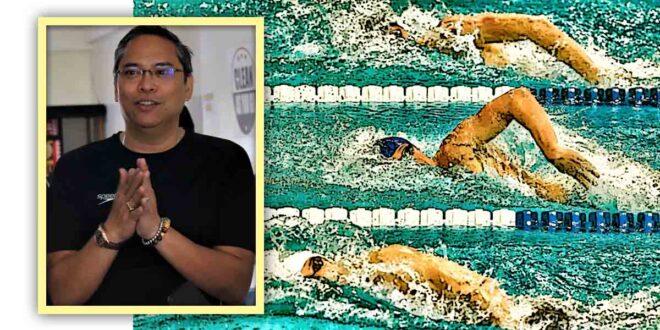 Eric Buhain Swimming