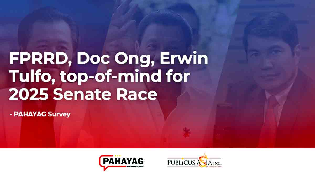 Rodrigo Duterte Willie Ong Erwin Tulfo