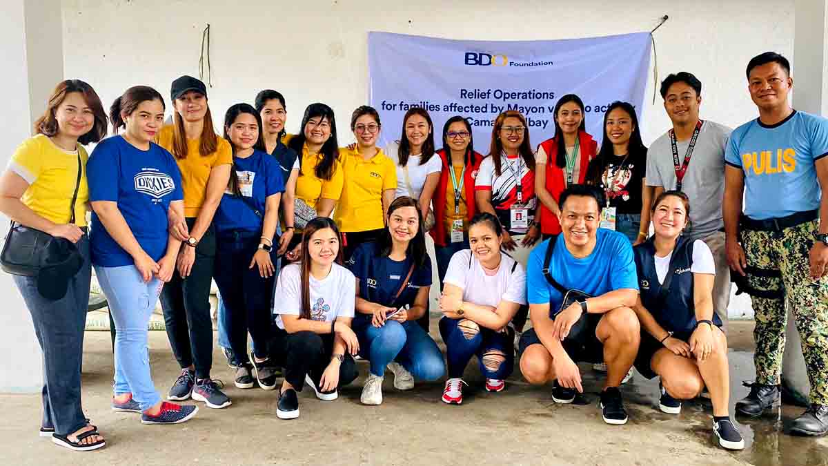 BDO Mayon relief