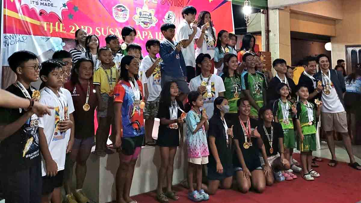 PSL. Rising nangibabaw sa Susan Papa Swimfest