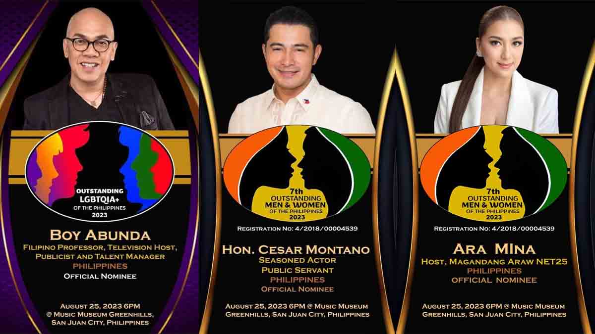 Boy Abunda Cesar Montano Ara Mina