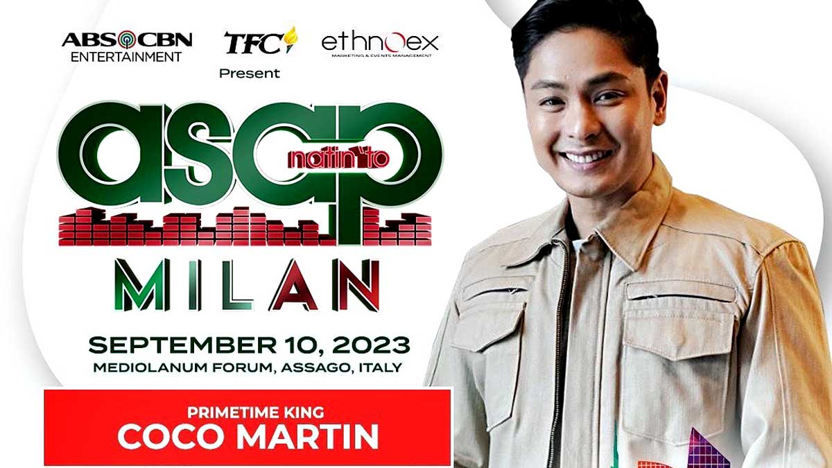 Coco Martin ASAP Milan Italy