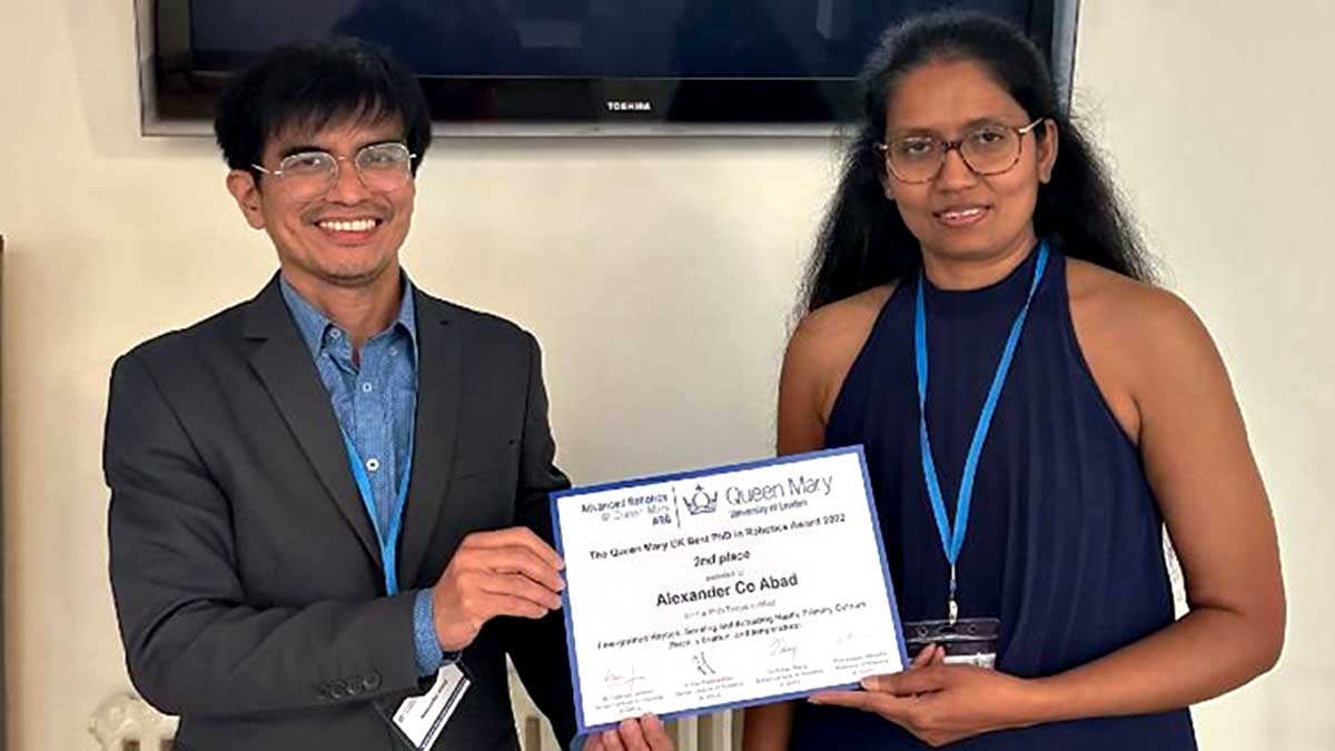 Filipino professor wins robotics award in UK