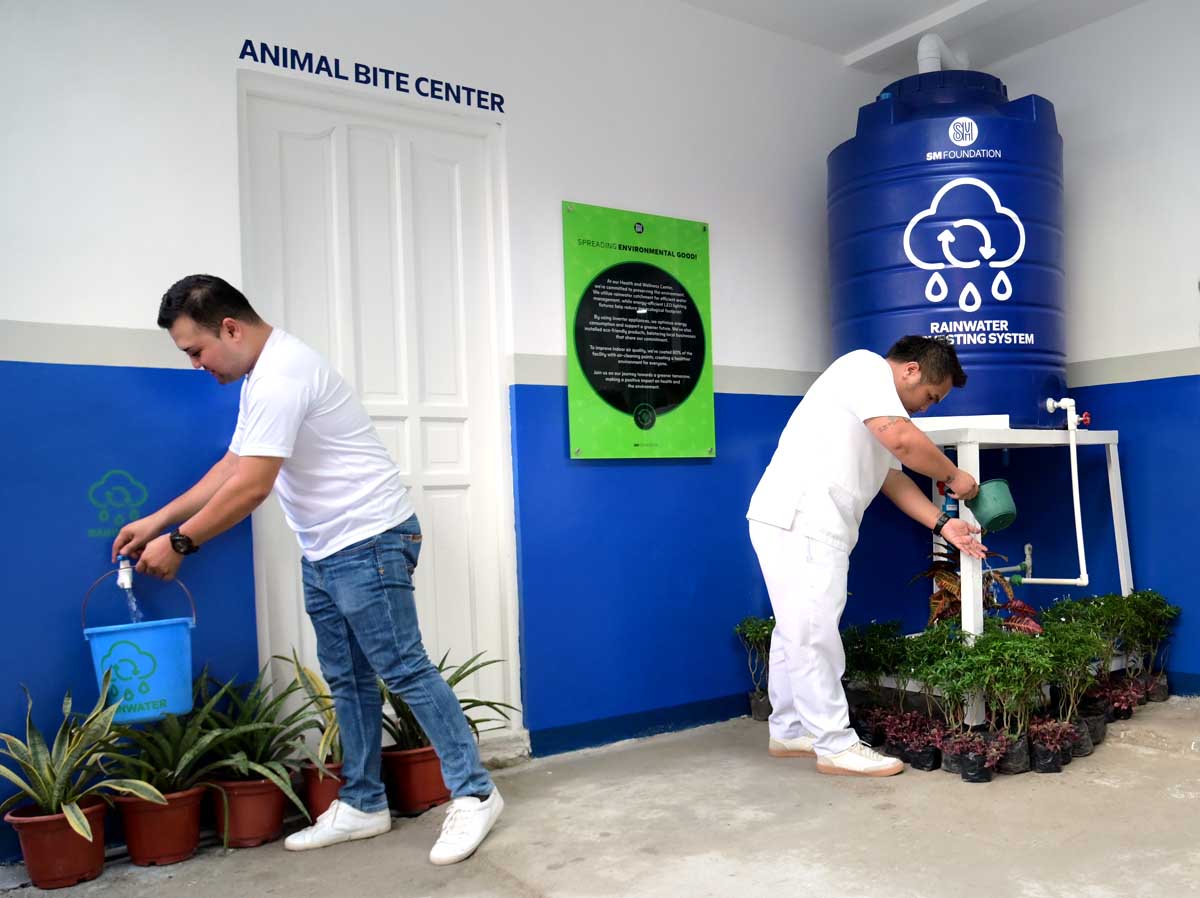 SMFI 1 Health Rainwater Catchment Facility in San Fernando Cebu Primary Healthcare Facility
