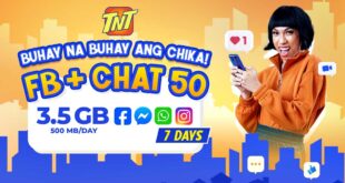 FB+Chat50 pinakamurang produkto ng TNT 