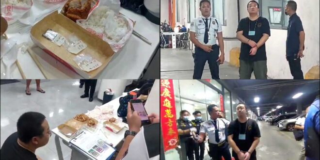 Chinese national, shabu buking sa food delivery