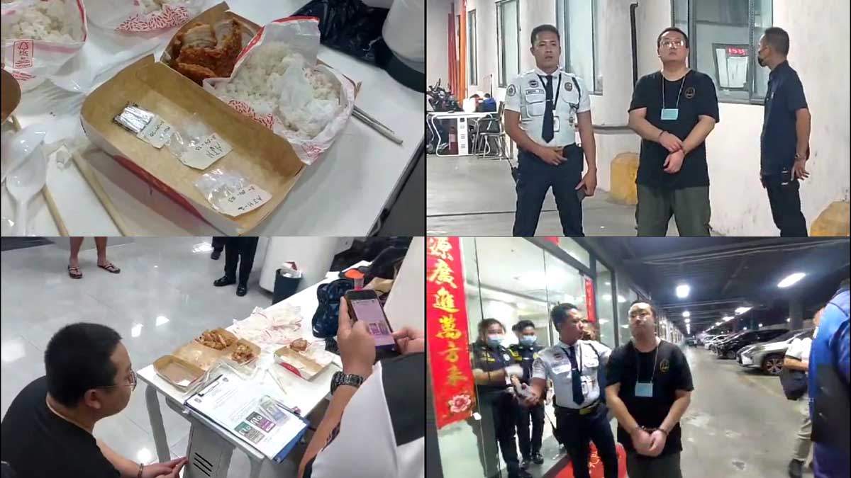 Chinese national, shabu buking sa food delivery