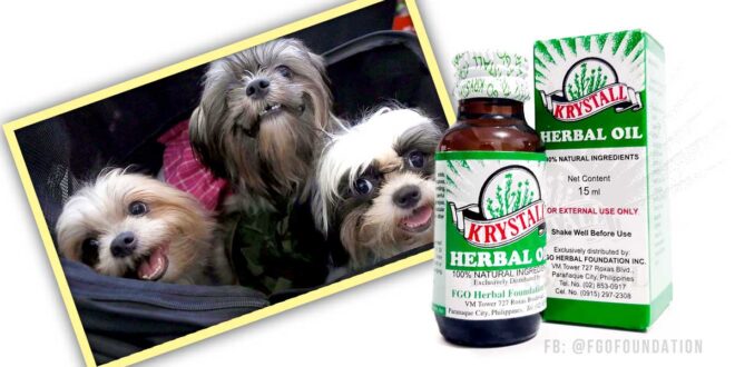 Krystall Herbal Oil Dogs Puppies Fur Babies