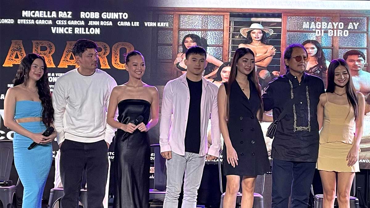 Ronnie Lazaro Robb Guinto, Micaella Raz, Vince Rillon