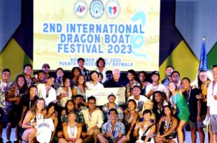 Siargao kampeon sa International Dragon Boat
