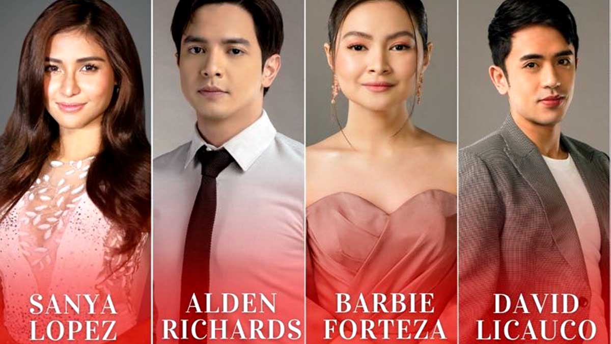 Barbie Forteza Sanya Lopez David Licauco Alden Richards