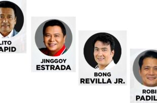 Bong Revilla Jinggoy Estrada Robin Padilla Lito Lapid