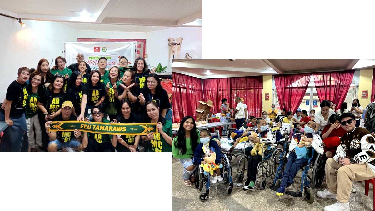 FEU-ABMC Batch 91 Charity events Christmas Party