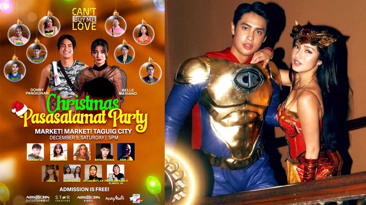 Donny Pangilinan Belle Mariano Cant Buy Me Love Christmas Pasasalamat Party