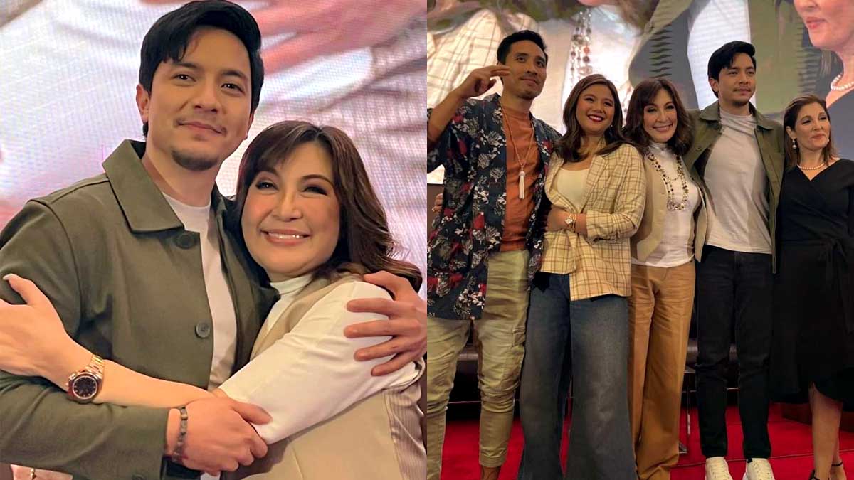 Alden Richards Sharon Cuneta Miles Ocampo Family of Two