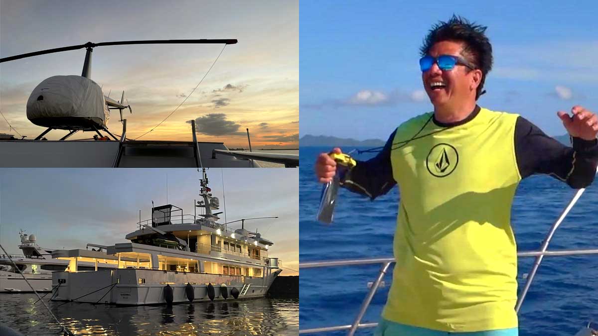 Willie Revillame Yate Helicopter