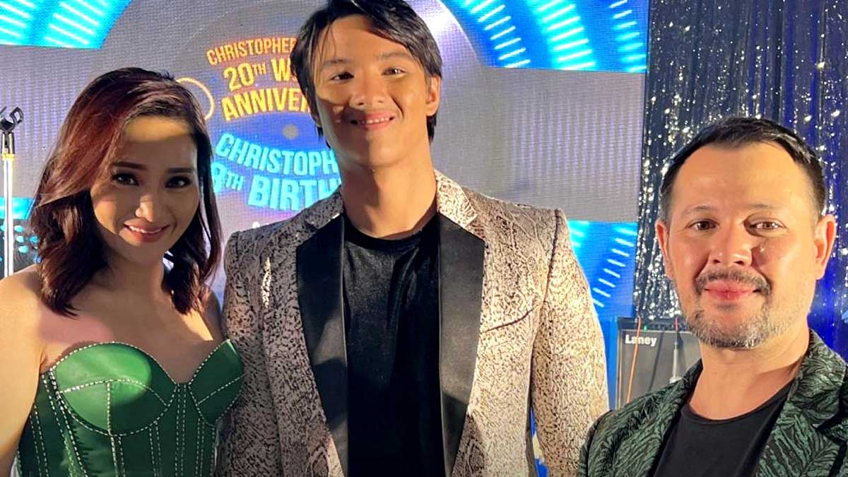 Gladys Reyes Christopher Roxas Christophe