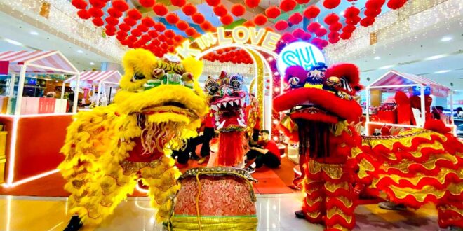 Lion Dragon dance Chinese New Year SM Bulacan malls