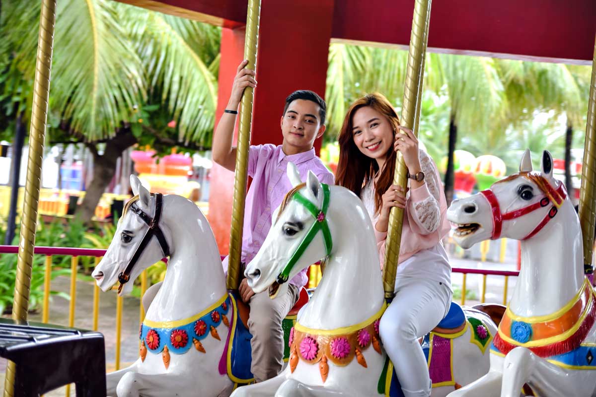 Take a spin on the Grand Carousel and let love whisk you and your loved ones away this Valentine_s Day