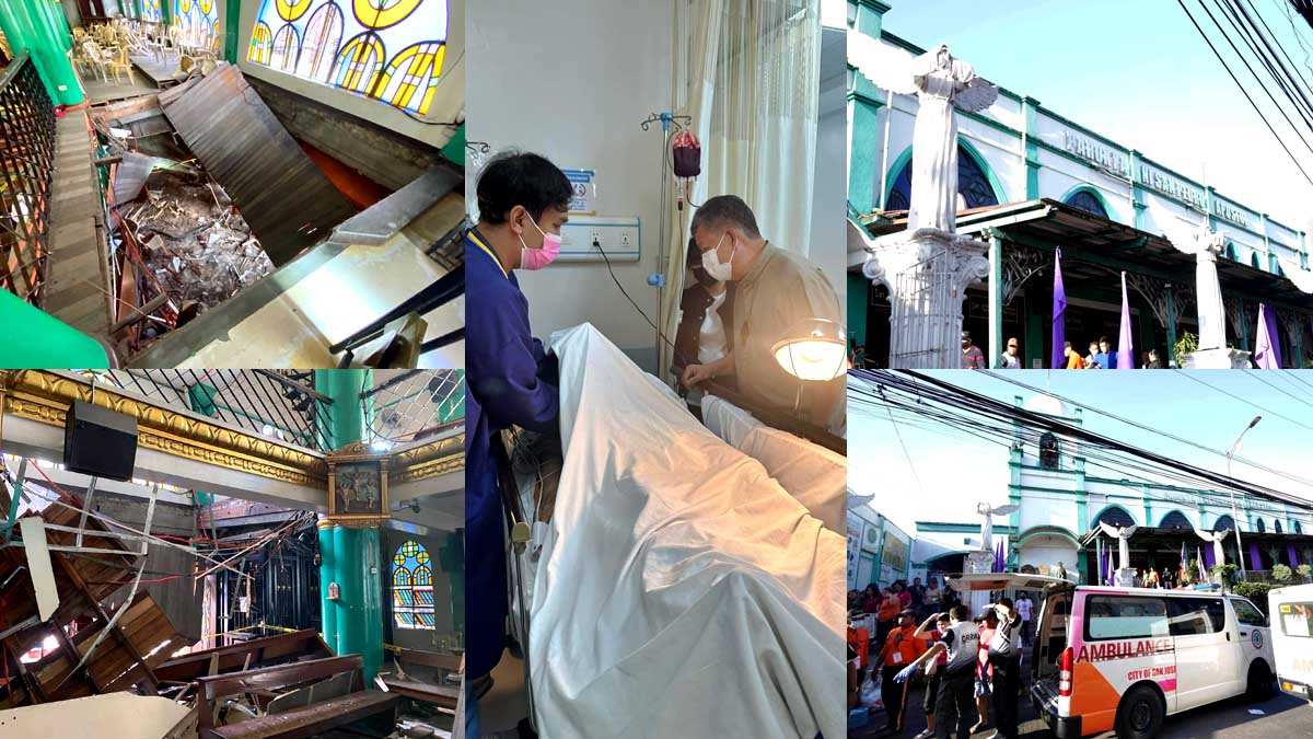 San Pedro Apostol Simbahan bumagsak