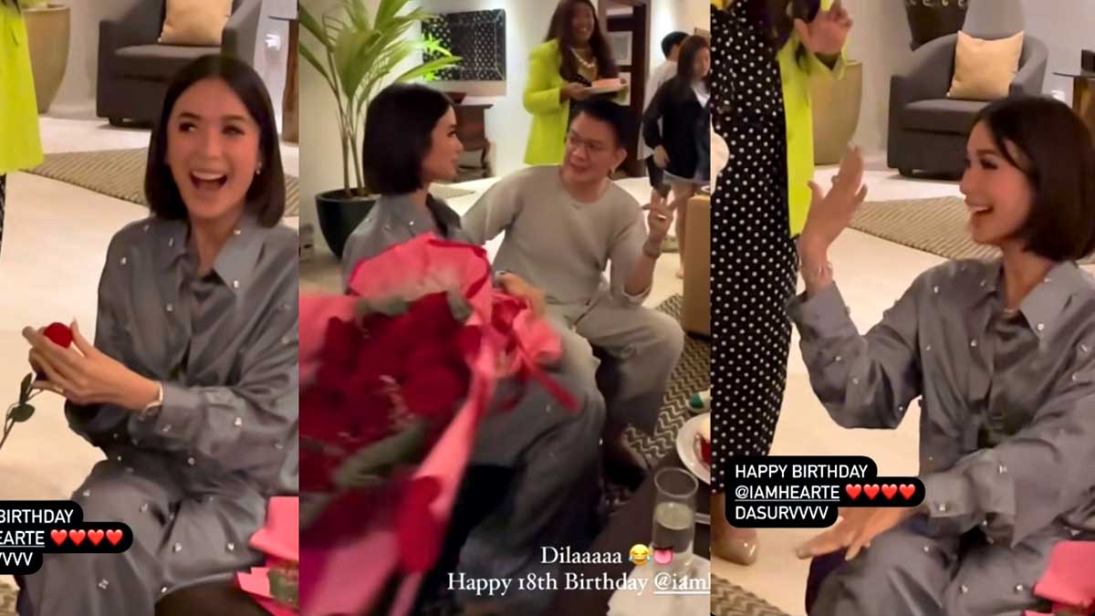 Chiz Escudero Heart Evangelista diamond ring