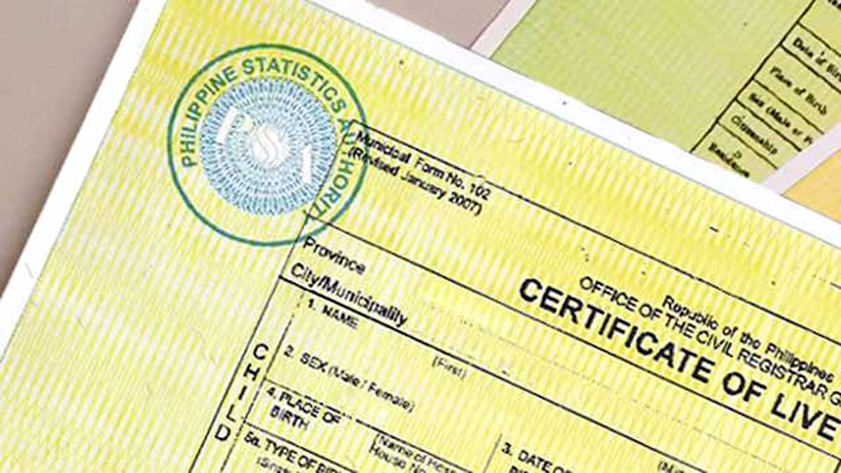Birth Certificate PSA